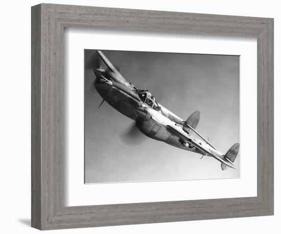 WWII USAF P 38 1945-null-Framed Photographic Print