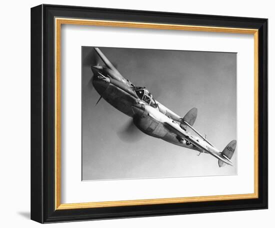 WWII USAF P 38 1945-null-Framed Photographic Print