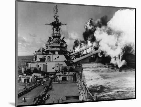 WWII USS Missouri-null-Mounted Photographic Print