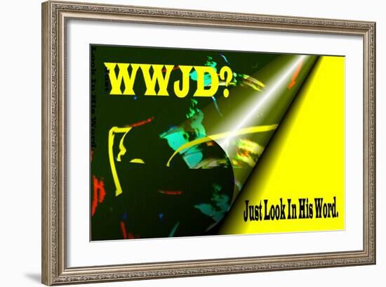 WWJD?-Ruth Palmer-Framed Art Print