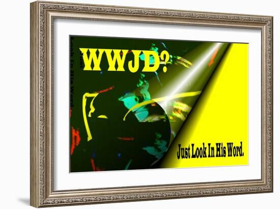 WWJD?-Ruth Palmer-Framed Art Print