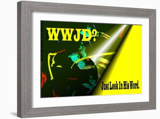 WWJD?-Ruth Palmer-Framed Art Print