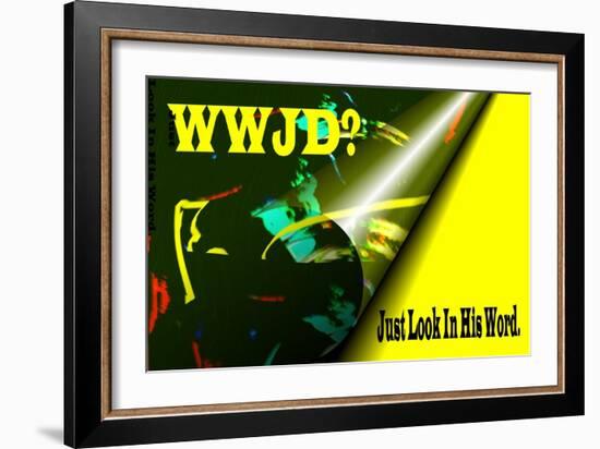 WWJD?-Ruth Palmer-Framed Art Print