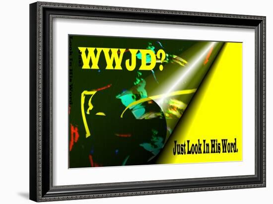 WWJD?-Ruth Palmer-Framed Art Print