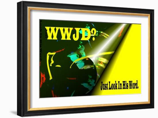 WWJD?-Ruth Palmer-Framed Art Print