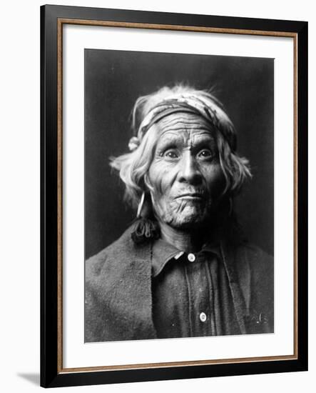 Wyemah-Edward S^ Curtis-Framed Photo