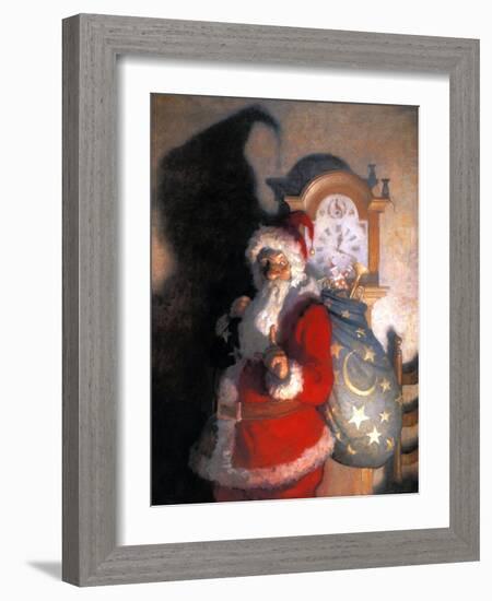 Wyeth: Old Kris (Kringle)-Newell Convers Wyeth-Framed Giclee Print