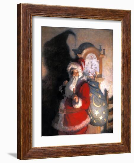 Wyeth: Old Kris (Kringle)-Newell Convers Wyeth-Framed Giclee Print