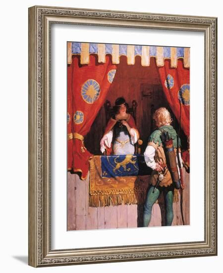 Wyeth: Robin Hood & Marian-Newell Convers Wyeth-Framed Giclee Print