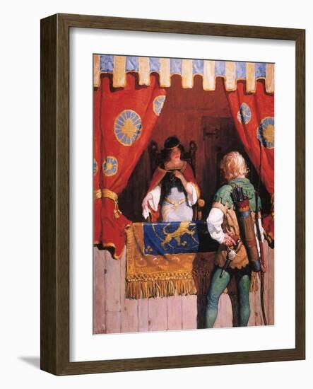 Wyeth: Robin Hood & Marian-Newell Convers Wyeth-Framed Giclee Print