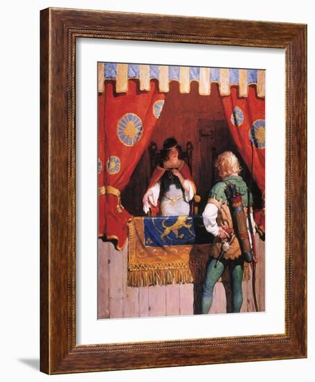 Wyeth: Robin Hood & Marian-Newell Convers Wyeth-Framed Giclee Print