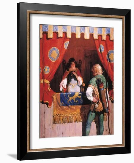 Wyeth: Robin Hood & Marian-Newell Convers Wyeth-Framed Giclee Print