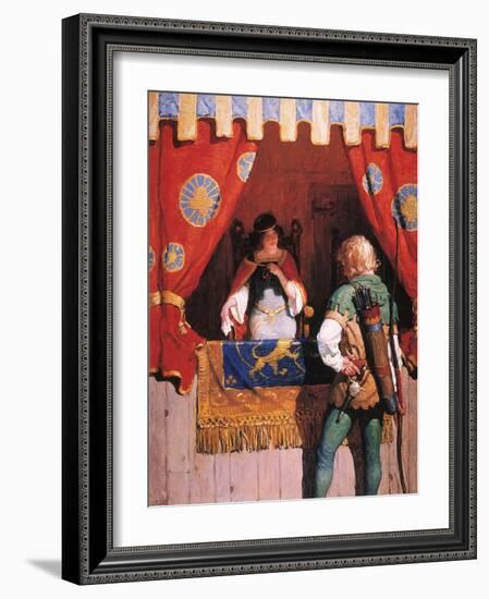 Wyeth: Robin Hood & Marian-Newell Convers Wyeth-Framed Giclee Print