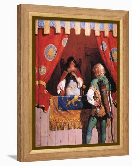 Wyeth: Robin Hood & Marian-Newell Convers Wyeth-Framed Premier Image Canvas