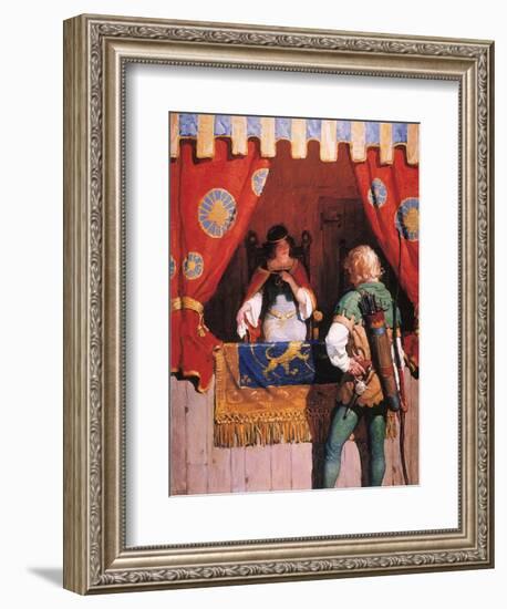 Wyeth: Robin Hood & Marian-Newell Convers Wyeth-Framed Giclee Print