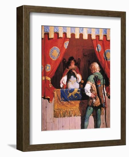 Wyeth: Robin Hood & Marian-Newell Convers Wyeth-Framed Giclee Print