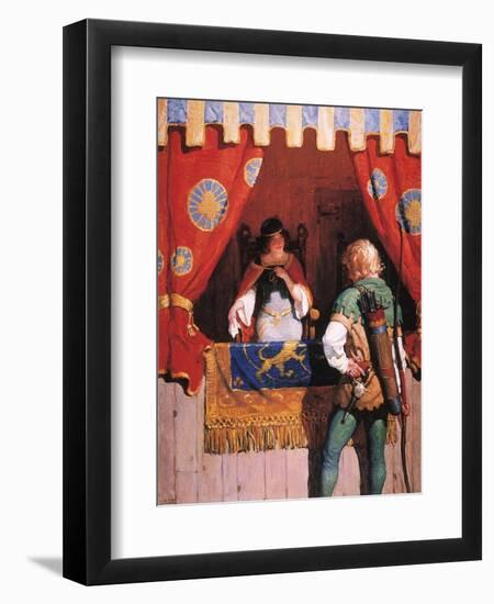 Wyeth: Robin Hood & Marian-Newell Convers Wyeth-Framed Giclee Print