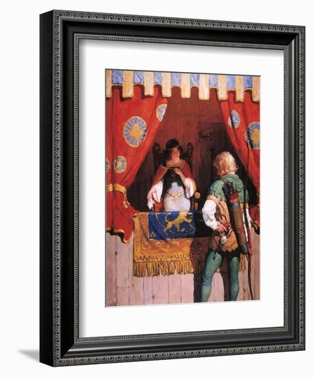 Wyeth: Robin Hood & Marian-Newell Convers Wyeth-Framed Giclee Print