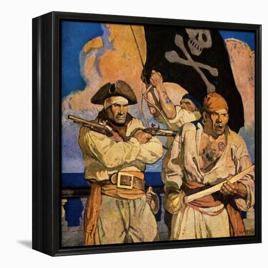 Wyeth: Treasure Island-Newell Convers Wyeth-Framed Premier Image Canvas