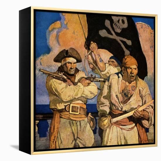 Wyeth: Treasure Island-Newell Convers Wyeth-Framed Premier Image Canvas