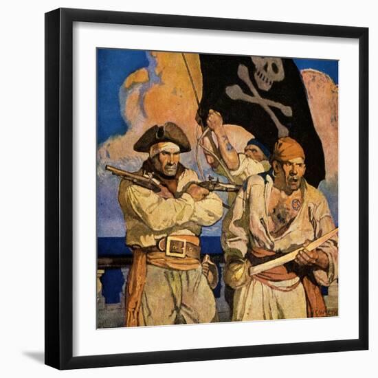 Wyeth: Treasure Island-Newell Convers Wyeth-Framed Giclee Print