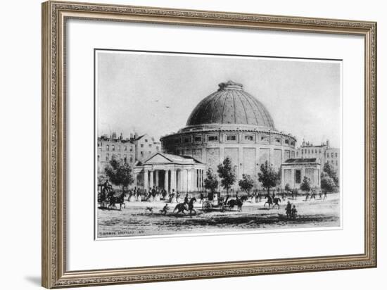 Wyld's Globe, Leicester Square, London, 1851-1862-null-Framed Giclee Print