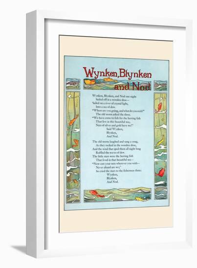 Wynken, Blynken, and Nod-Eugene Field-Framed Art Print