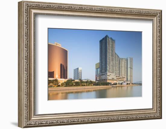 Wynn Hotel and One Central Complex, Macau, China, Asia-Ian Trower-Framed Photographic Print