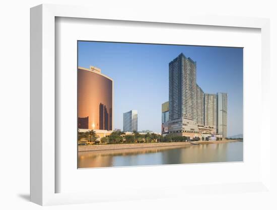 Wynn Hotel and One Central Complex, Macau, China, Asia-Ian Trower-Framed Photographic Print