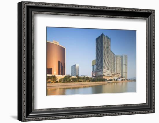 Wynn Hotel and One Central Complex, Macau, China, Asia-Ian Trower-Framed Photographic Print