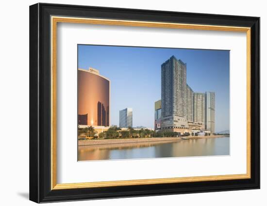 Wynn Hotel and One Central Complex, Macau, China, Asia-Ian Trower-Framed Photographic Print