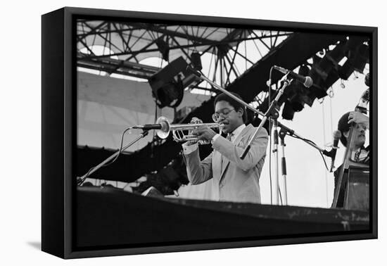 Wynton Marsalis, Knebworth, 1982-Brian O'Connor-Framed Premier Image Canvas