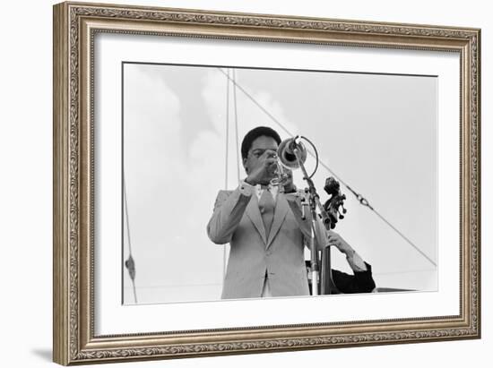 Wynton Marsalis, Knebworth, 1982-Brian O'Connor-Framed Photographic Print