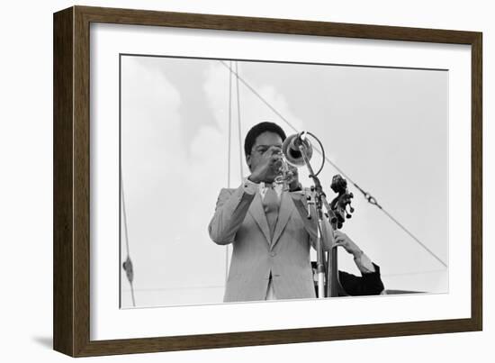 Wynton Marsalis, Knebworth, 1982-Brian O'Connor-Framed Photographic Print