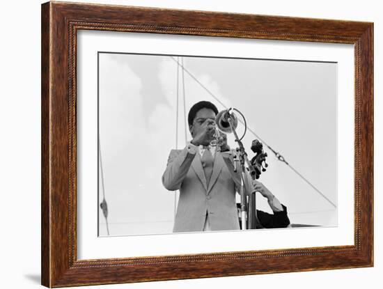 Wynton Marsalis, Knebworth, 1982-Brian O'Connor-Framed Photographic Print