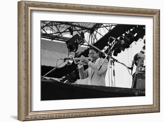 Wynton Marsalis, Knebworth, 1982-Brian O'Connor-Framed Photographic Print