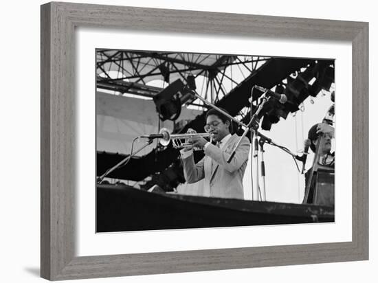 Wynton Marsalis, Knebworth, 1982-Brian O'Connor-Framed Photographic Print