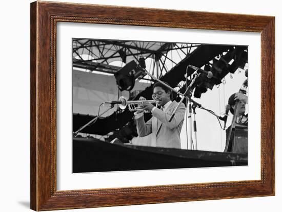 Wynton Marsalis, Knebworth, 1982-Brian O'Connor-Framed Photographic Print