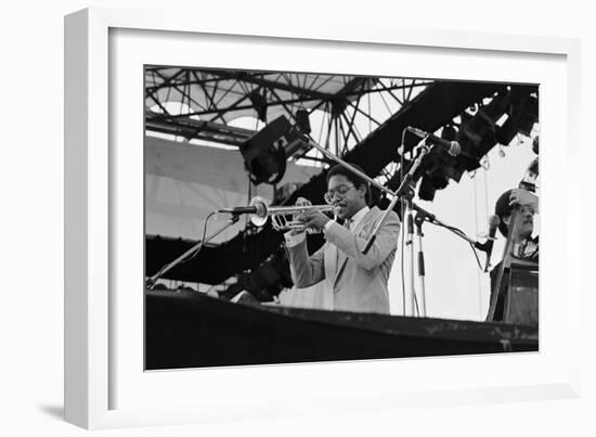 Wynton Marsalis, Knebworth, 1982-Brian O'Connor-Framed Photographic Print