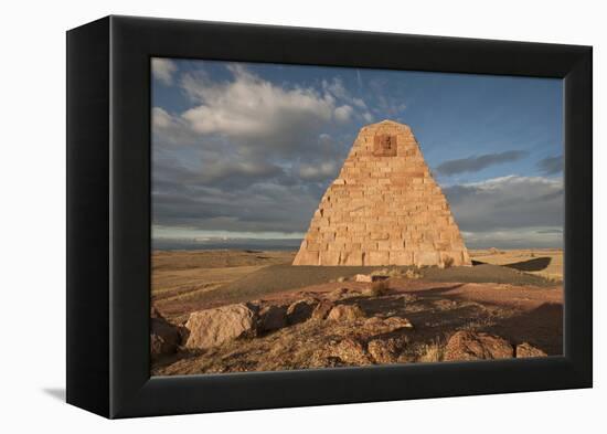 Wyoming, Ames Monument-Bernard Friel-Framed Premier Image Canvas