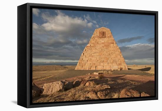 Wyoming, Ames Monument-Bernard Friel-Framed Premier Image Canvas