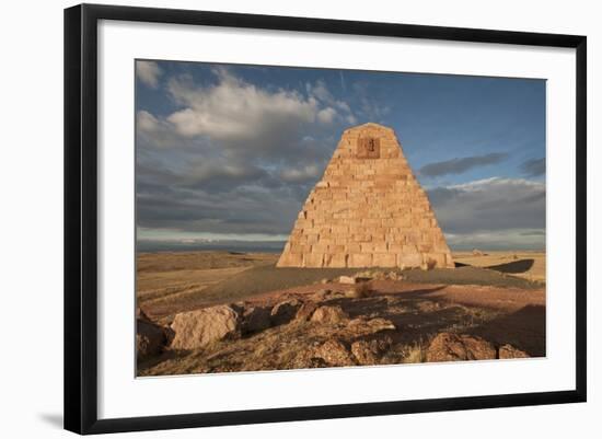 Wyoming, Ames Monument-Bernard Friel-Framed Photographic Print