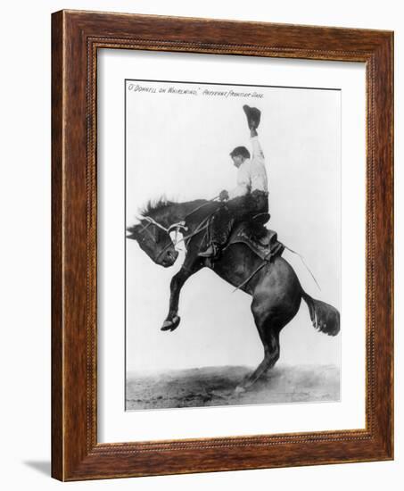 Wyoming: Cowboy, C1911-null-Framed Photographic Print