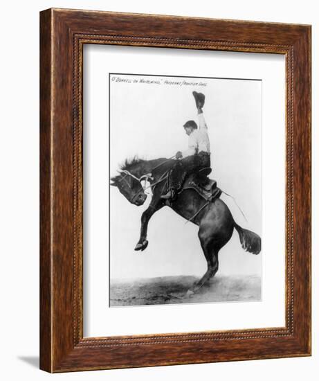 Wyoming: Cowboy, C1911-null-Framed Photographic Print