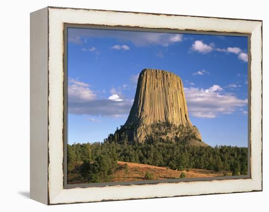 Wyoming, Devil's Tower National Monument-null-Framed Premier Image Canvas