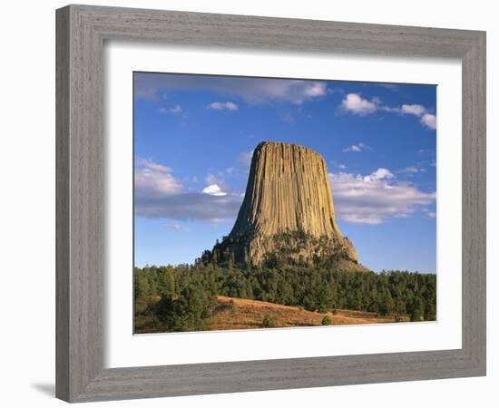 Wyoming, Devil's Tower National Monument-null-Framed Photographic Print