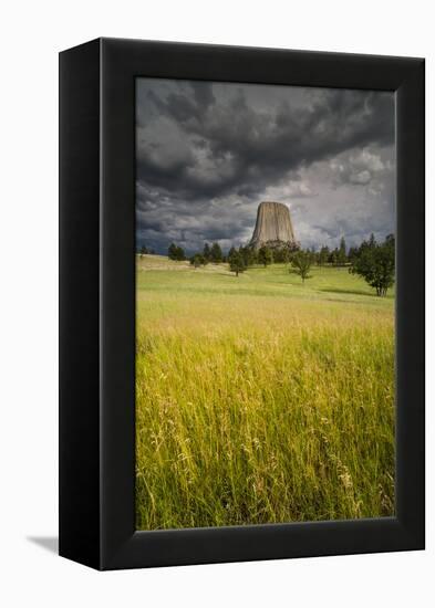 Wyoming, Devil's Tower National Monument-Judith Zimmerman-Framed Premier Image Canvas