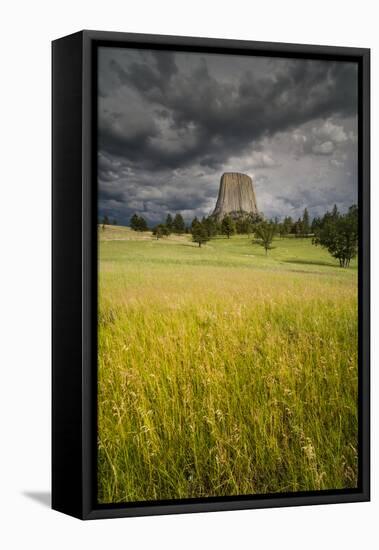 Wyoming, Devil's Tower National Monument-Judith Zimmerman-Framed Premier Image Canvas