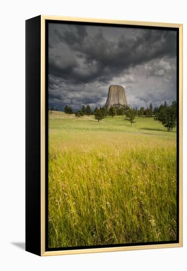 Wyoming, Devil's Tower National Monument-Judith Zimmerman-Framed Premier Image Canvas