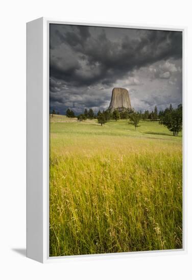 Wyoming, Devil's Tower National Monument-Judith Zimmerman-Framed Premier Image Canvas